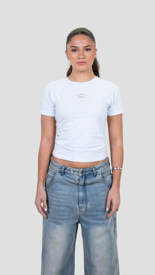 SPIRITUAL ARMY “OFF DUTY” TOP | WHITE