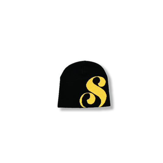 SPIRITUAL ARMY "S" LOGO BEANIE - BLACK