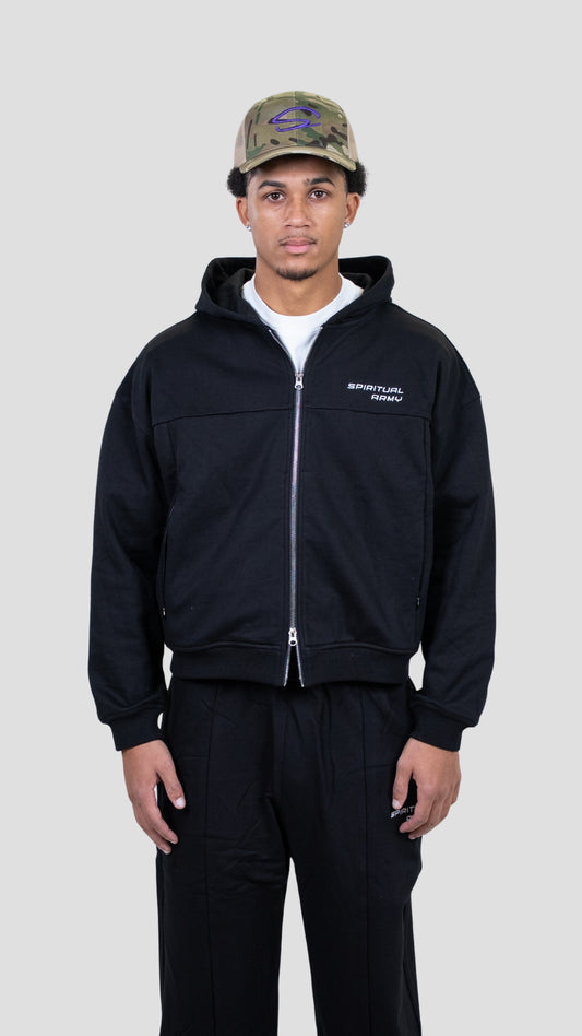 SPIRITUAL ARMY “MERCENARY” ZIP UP HOODIE